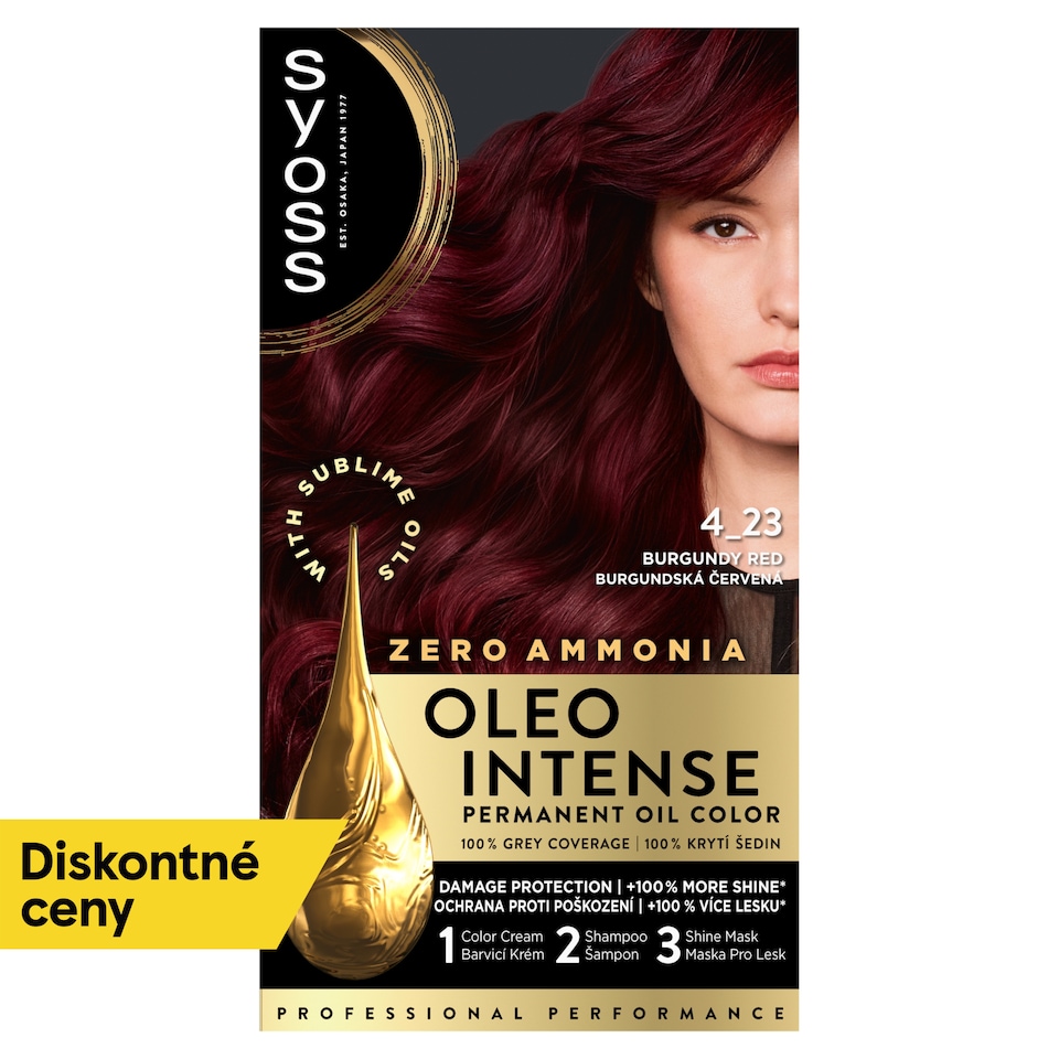 Syoss Oleo Intense 4-23 Burgundská červeň 50 ml
