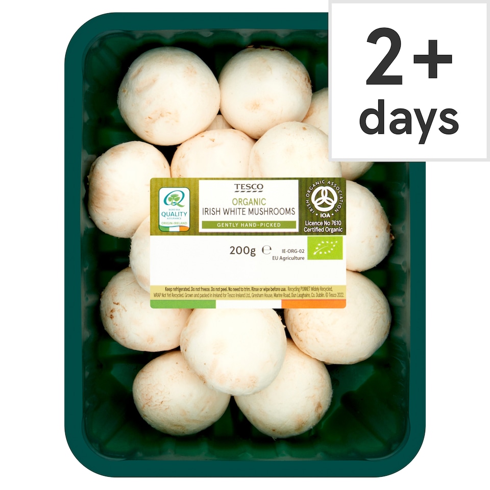 image 1 of Tesco Organic Mushrooms 200G