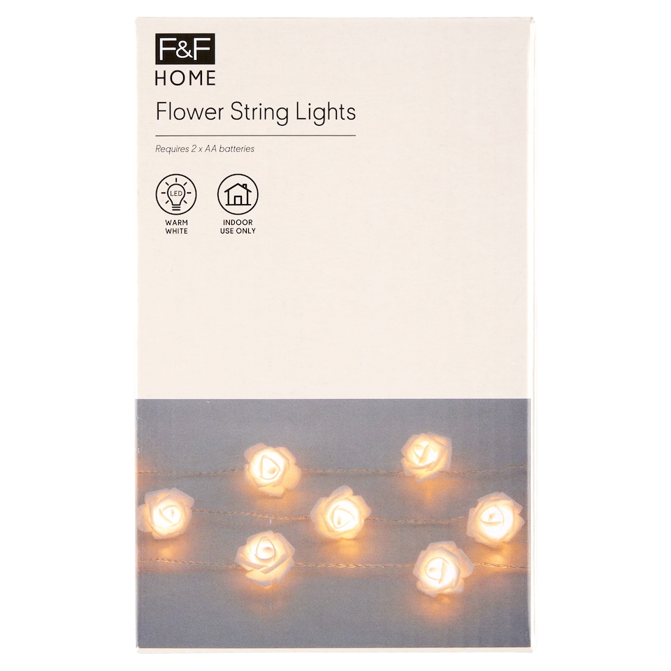 obrázok 1 z F&F Home Flower svetelná reťaz na batérie