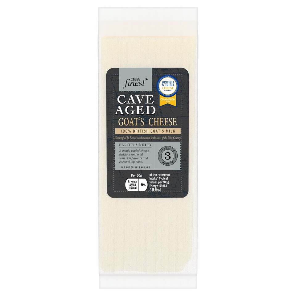 Tesco Finest Cave Aged Goat Cheese 200G
