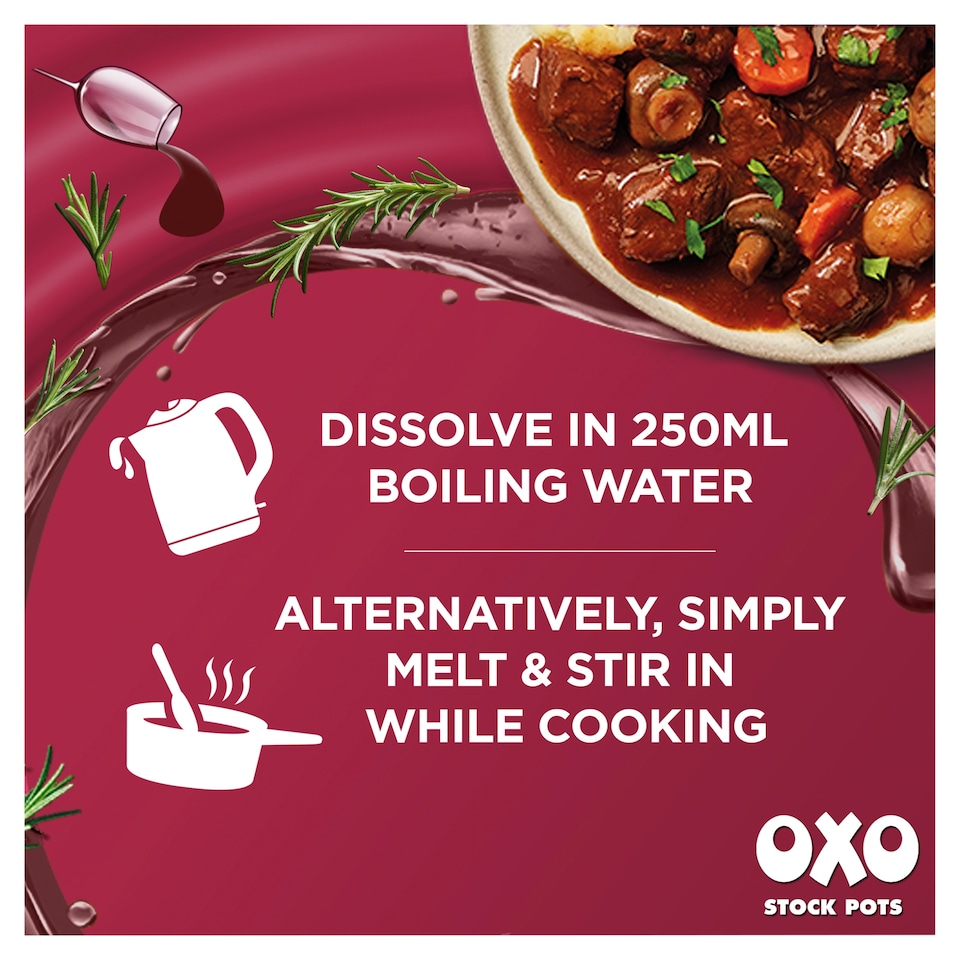 image 1 of Oxo Stock Pots Red Wine 4 X 20G