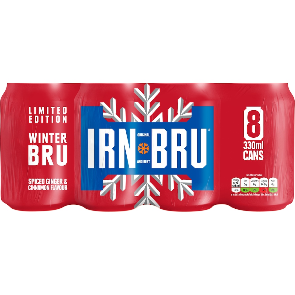 image 1 of IRN-BRU Winter Bru 8x330ml