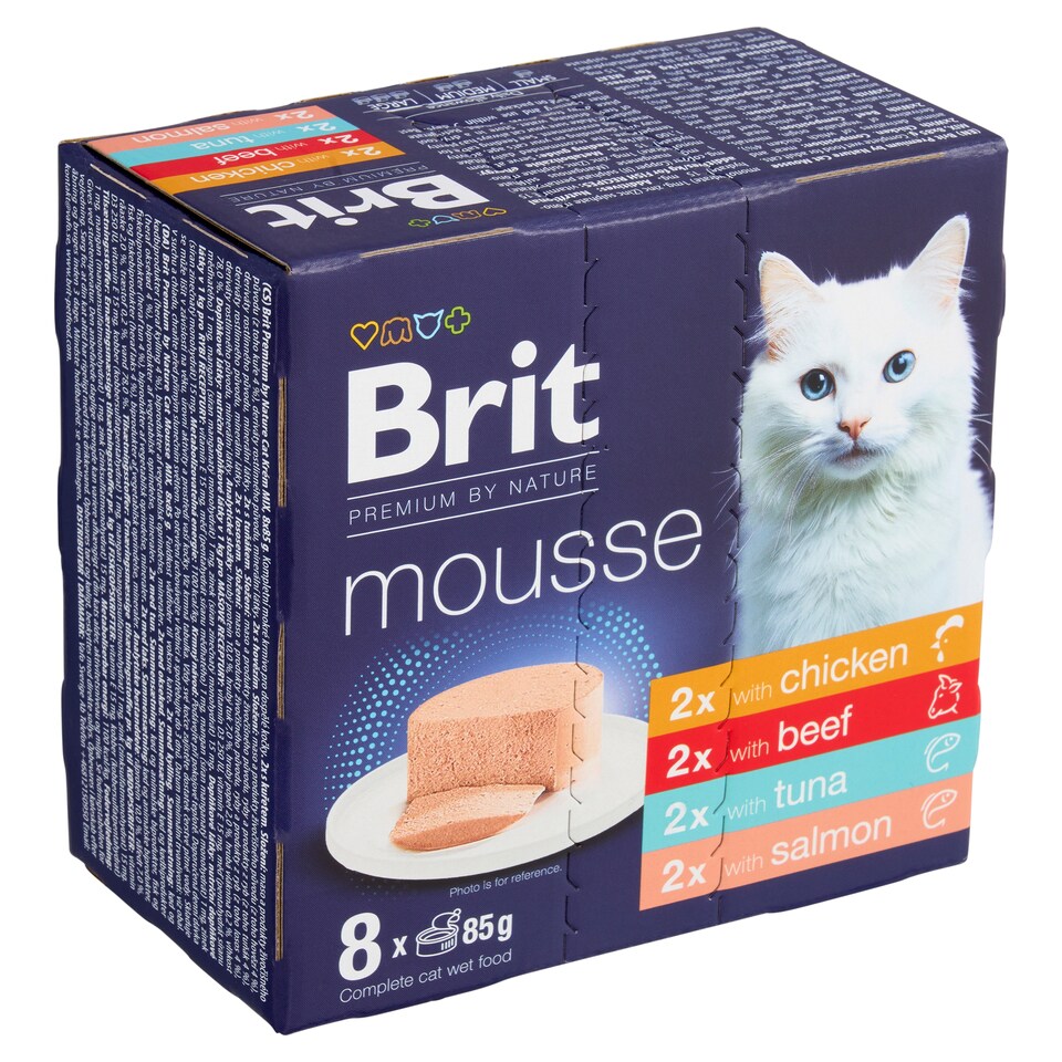 image 1 of Brit Premium by Nature Cat Mousse Mix 8 x 85g (680g)