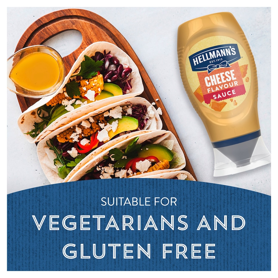 image 1 of Hellmann's Cheese Sauce Squeezy 250ml