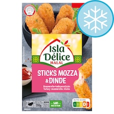 Isla Delice Halal Turkey Mozzarella Sticks 200g