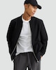 image 1 of F&F Zip Up Bomber Jacket in Black