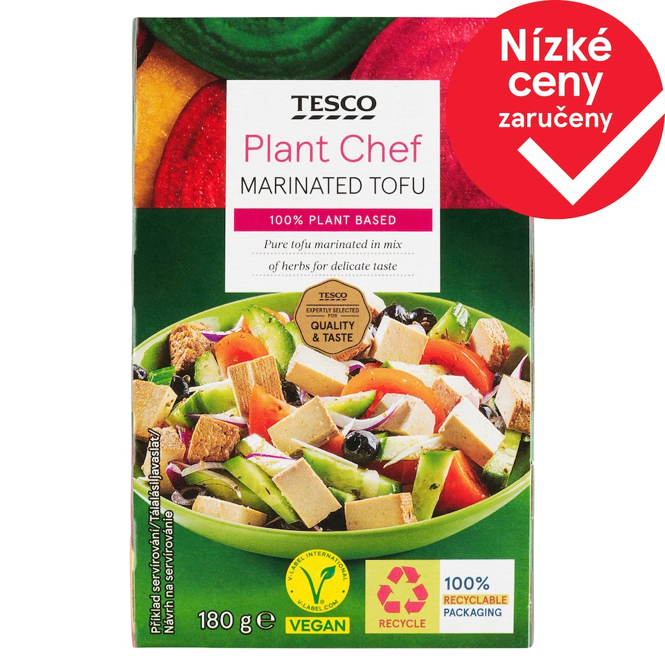 Tesco Plant Chef Marinated Tofu 180g
