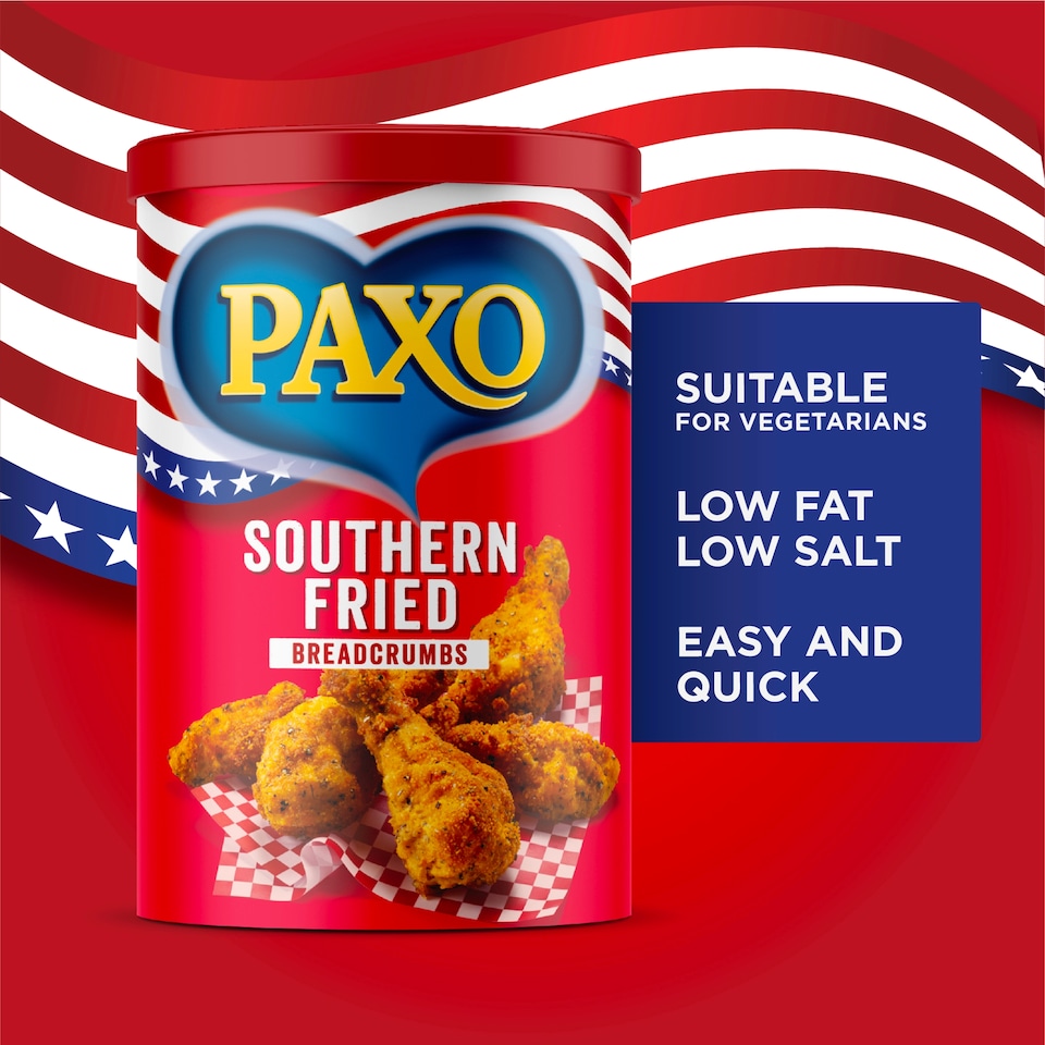 image 1 of Paxo Southern Fried Breadcrumbs 210G