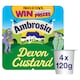 image 1 of Ambrosia Ready To Eat Devon Custard 4 X 120G
