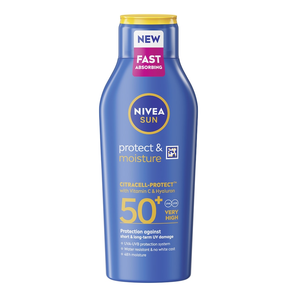 NIVEA SUN Protect & Moisture Sun Cream Lotion SPF50+ 400ml
