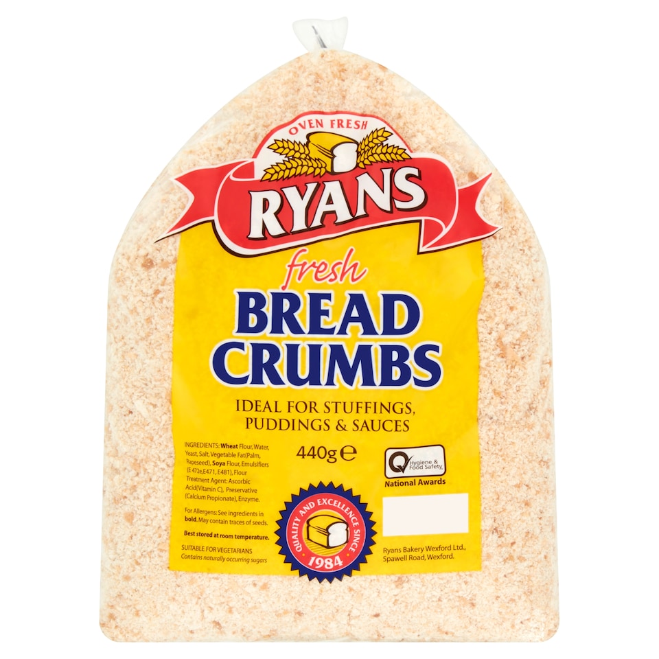 Ryans Fresh Breadcrumbs 440G