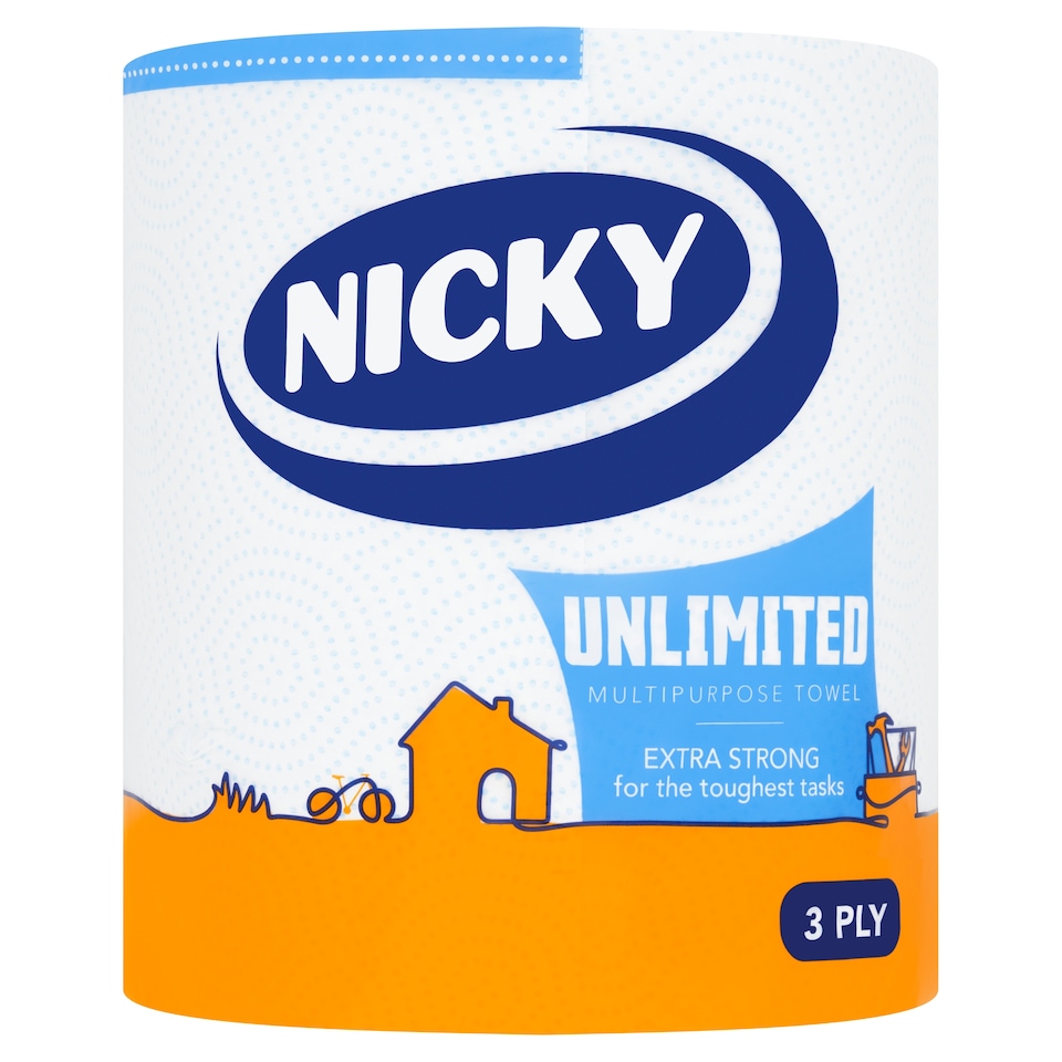 Nicky Unlimited Multipurpose Paper Towel 1 Roll