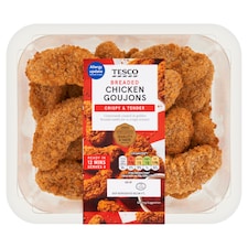 Tesco Breaded Chicken Goujons 540g
