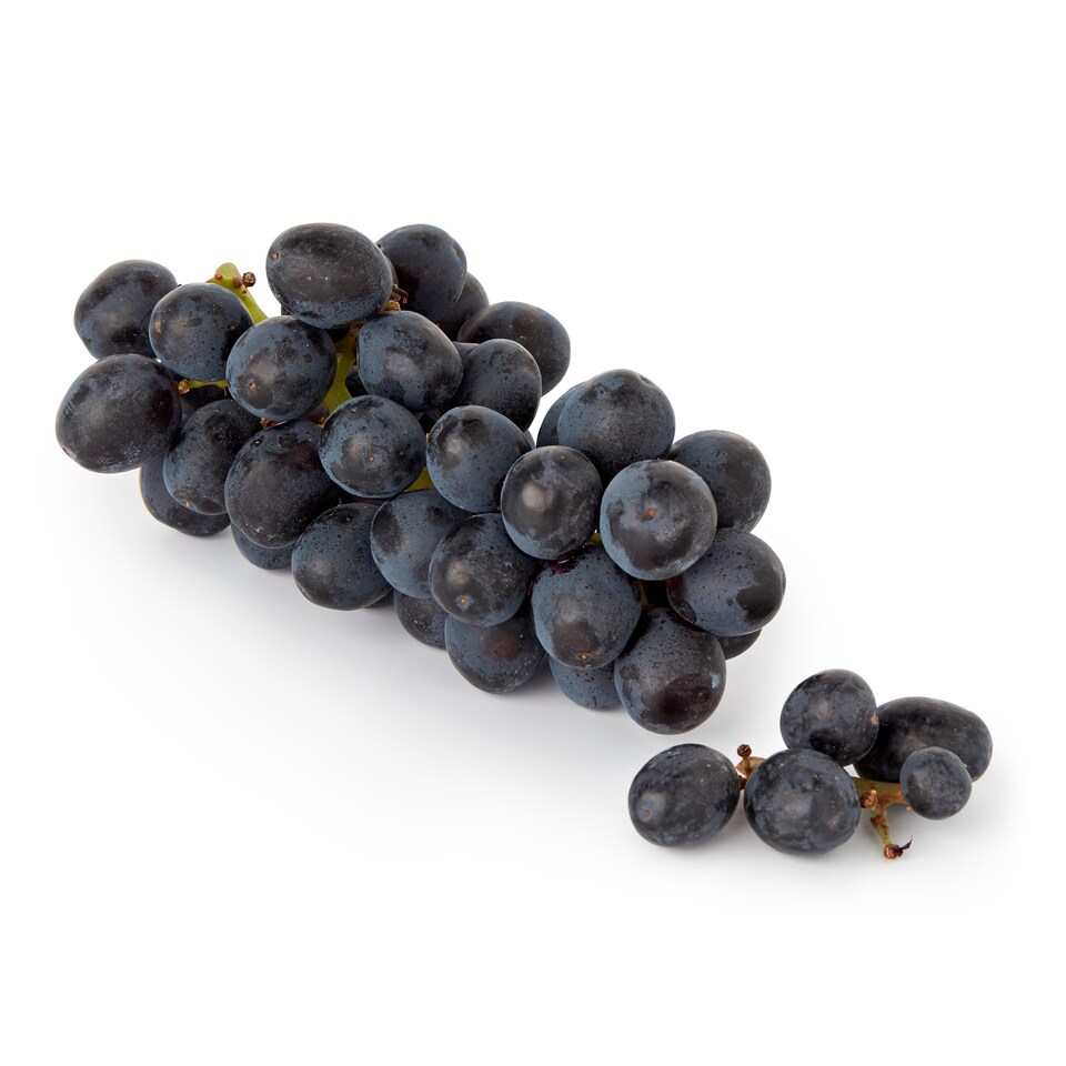 image 1 of Tesco Black Seedless Grapes 500G