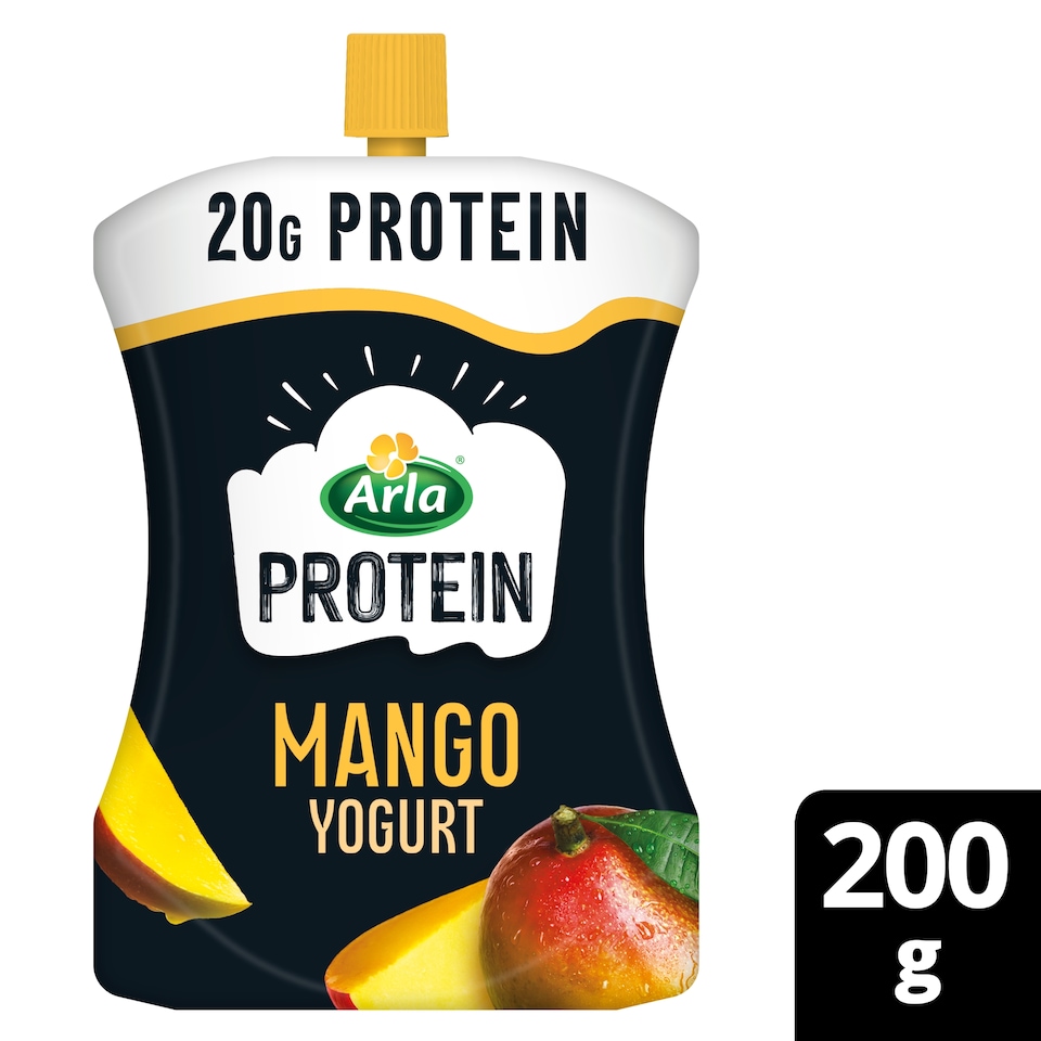 image 1 of Arla Protein Mango Yogurt Pouch 200g