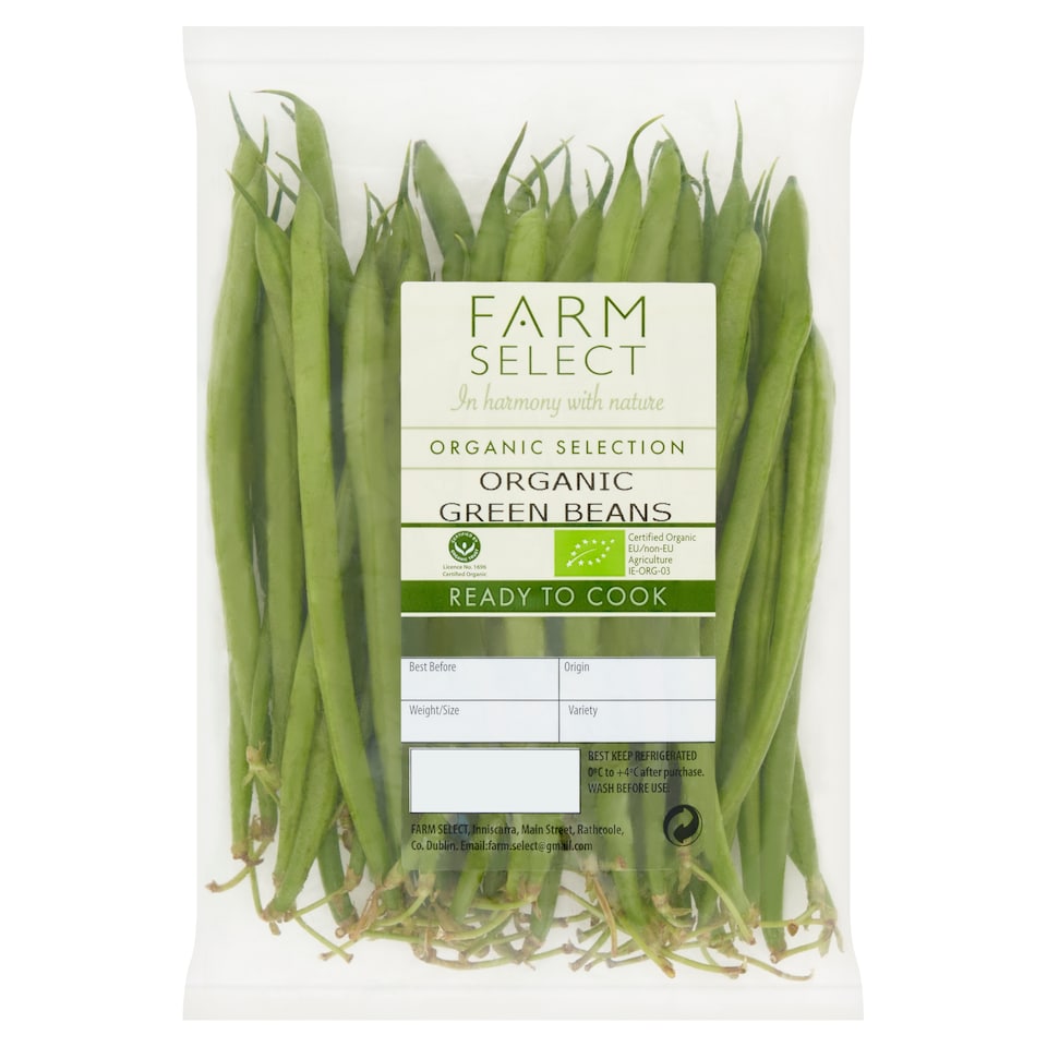 Farm Select Organic Green Beans 220g