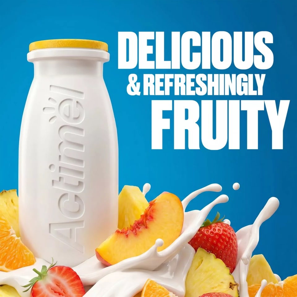 image 1 of Actimel Immune Support Multifruit Yogurt Drink 12 x 100g