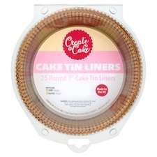 Create A Cake Round Cake Tin Liners 25