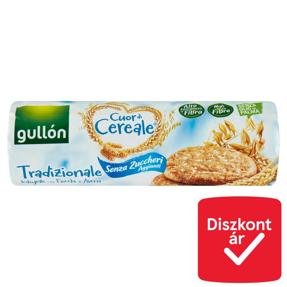 Gullón keksz édesítőszerrel hozzáadott cukor nélkül 280 g  1. kép