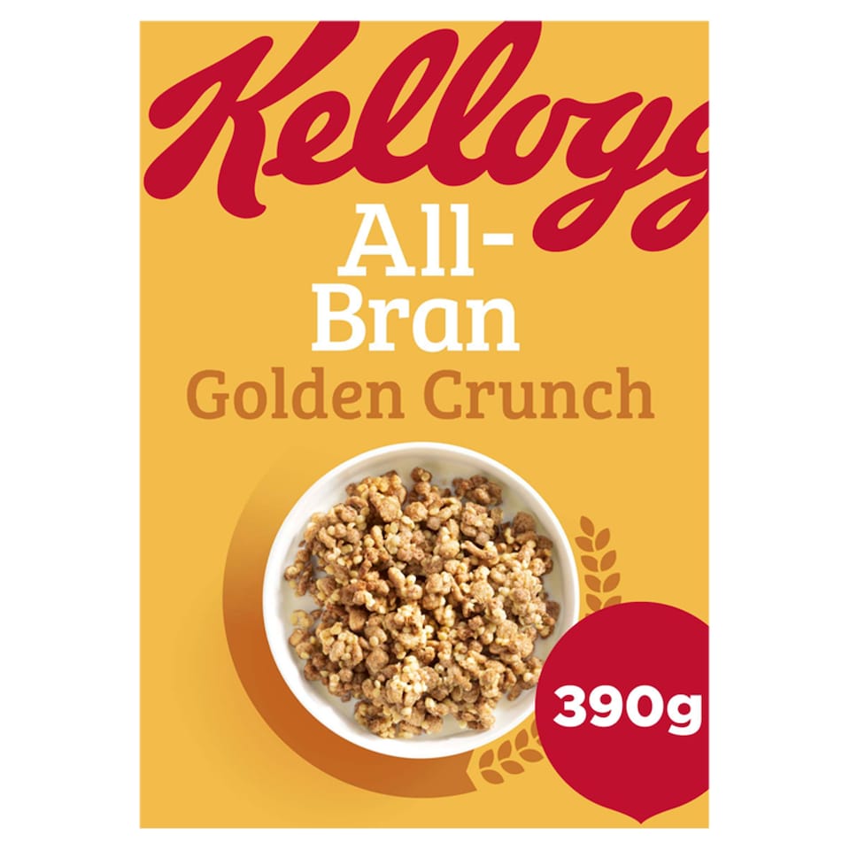 Kellogg's All-Bran Fibre Crunch Breakfast Cereal 390g