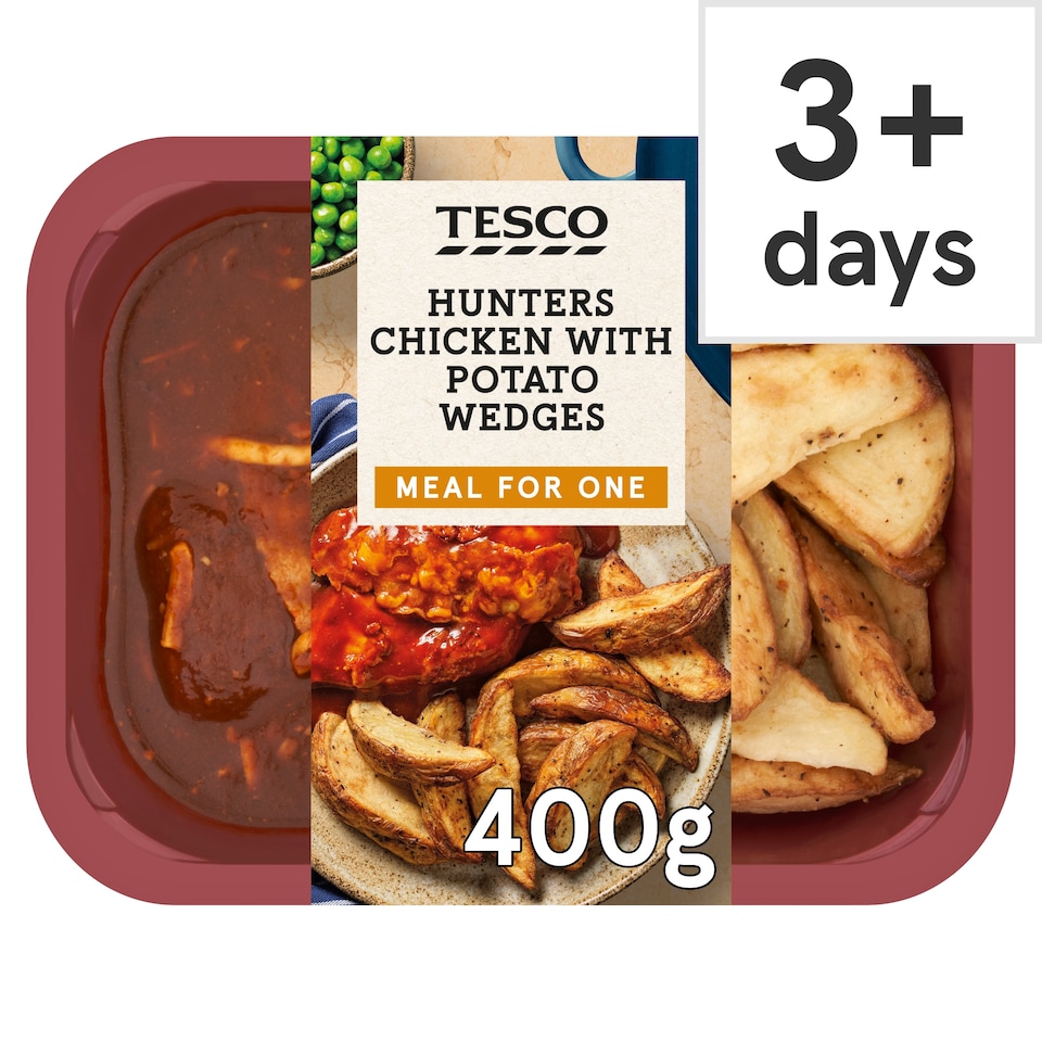 Tesco Hunters Chicken with Potato Wedges 400g