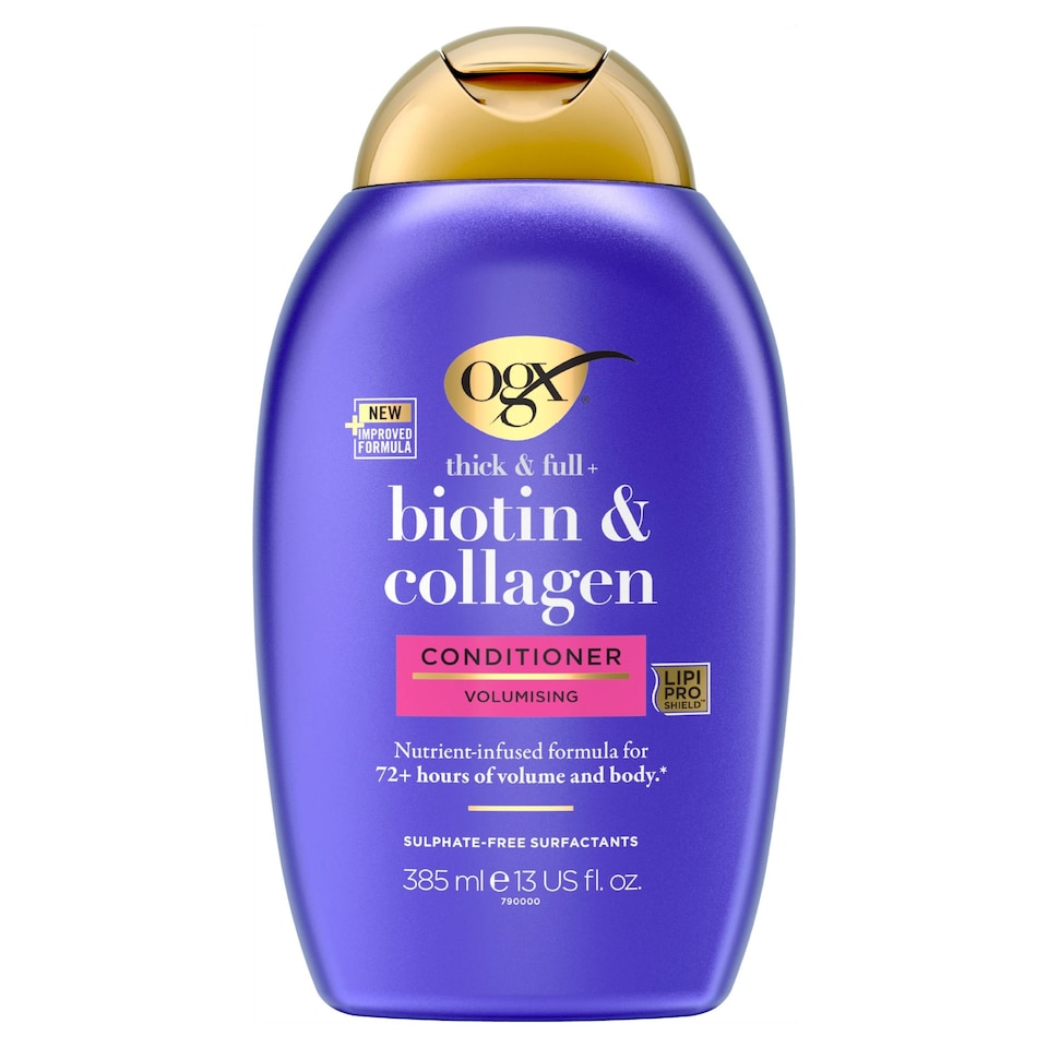 image 1 of OGX Thick & Full + Biotin & Collagen Conditioner 385ml