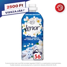 Lenor Fabric Conditioner 56 Washes, Fresh Breeze Of Greek Island