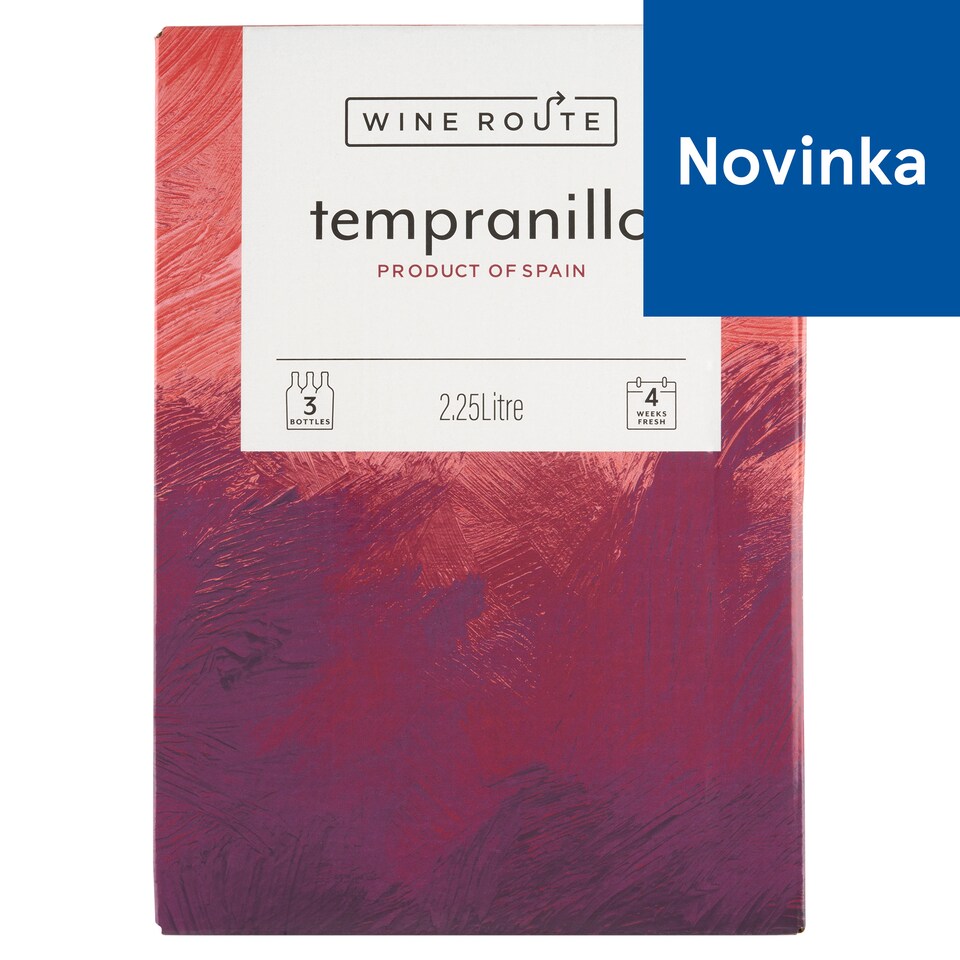 Wine Route Tempranillo červené víno suché 2,25 l