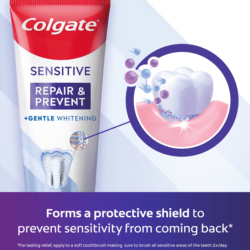 image 1 of Colgate Sensitive Repair & Prevent + Gentle Whitening Toothpaste 75ml