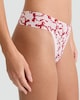 image 2 of F&F 3-Pack Patterned Lace Thongs in Multi