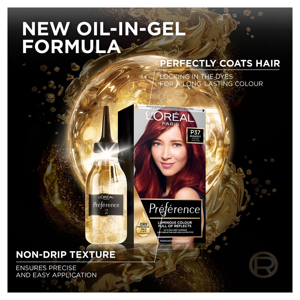 image 1 of L'Oreal Paris Preference 3.66 Dark Red Permanent Hair Dye