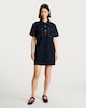 image 1 of The F&F Edit Pure Cotton Pocket Detail Denim Shirt Dress in Navy