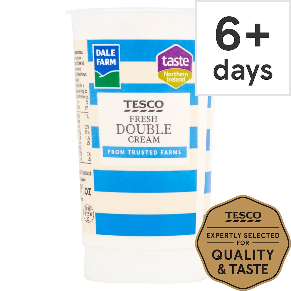 Tesco Fresh Double Cream 250Ml