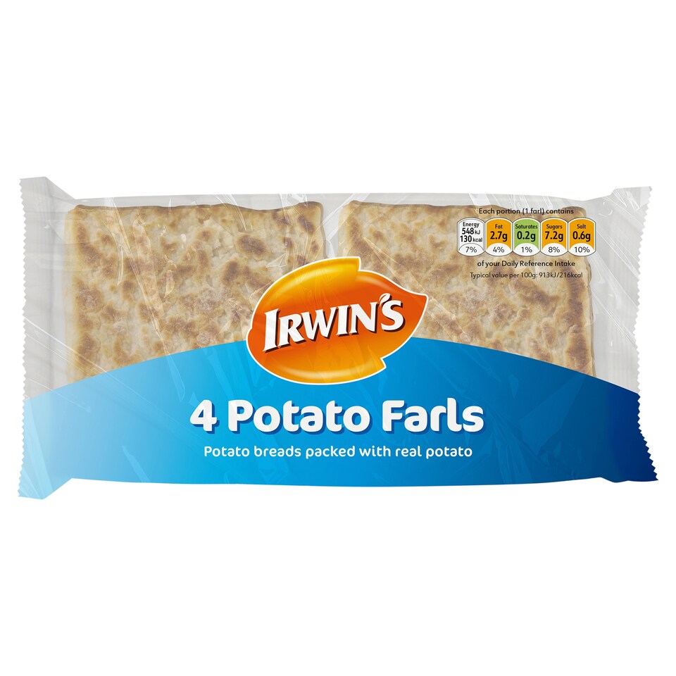 IRWIN'S POTATO FARLS 4PK