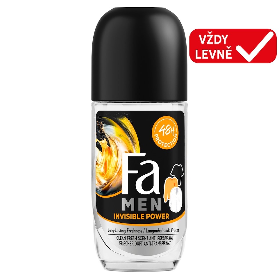 Fa Men Invisible Power Antiperspirant Roll-On 50ml