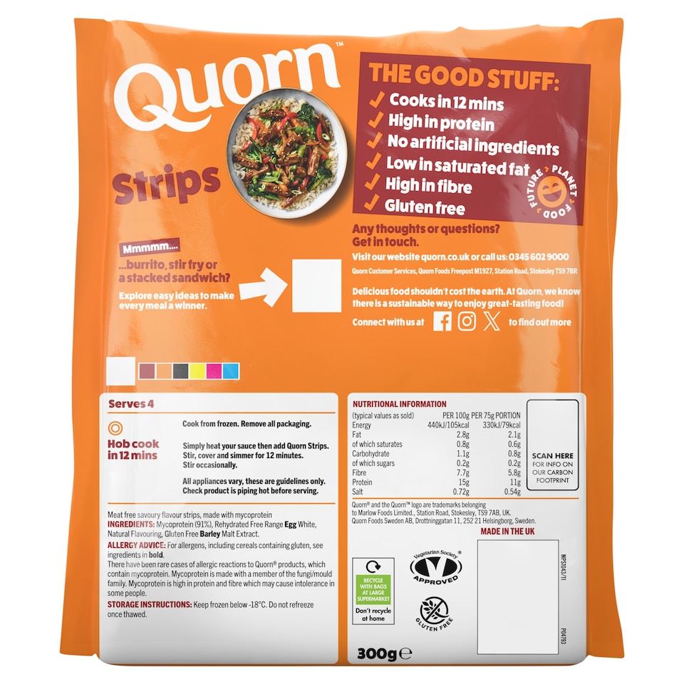 image 1 of Quorn Vegetarian Strips 300g