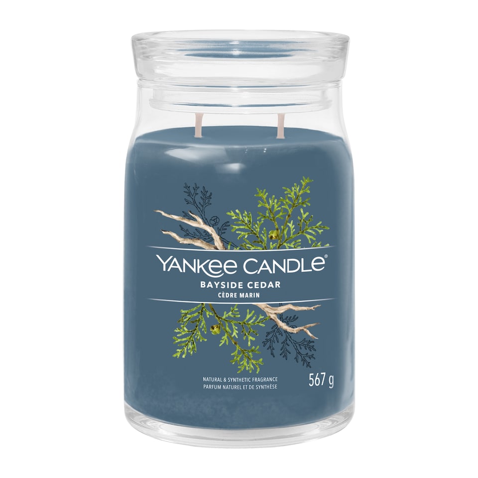 image 1 of Yankee Candle Signature Bayside Cedar Large Jar 567g