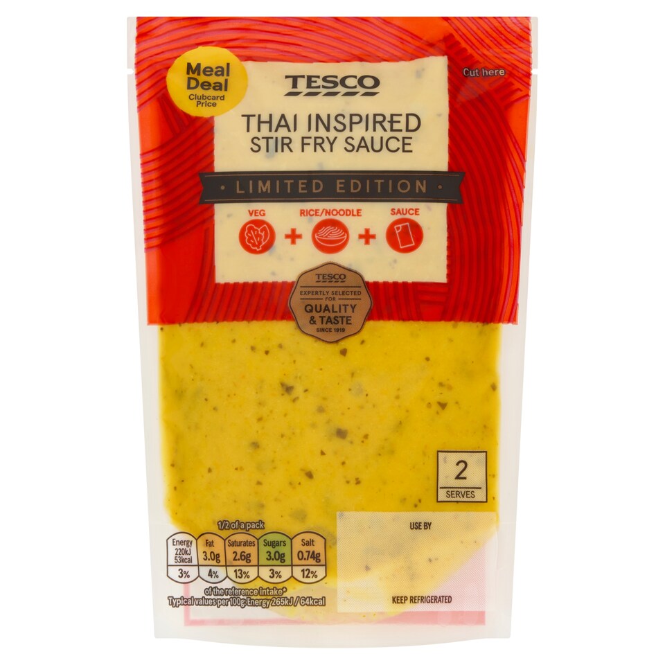 Tesco Thai Inspired Stir Fry Sauce 165g
