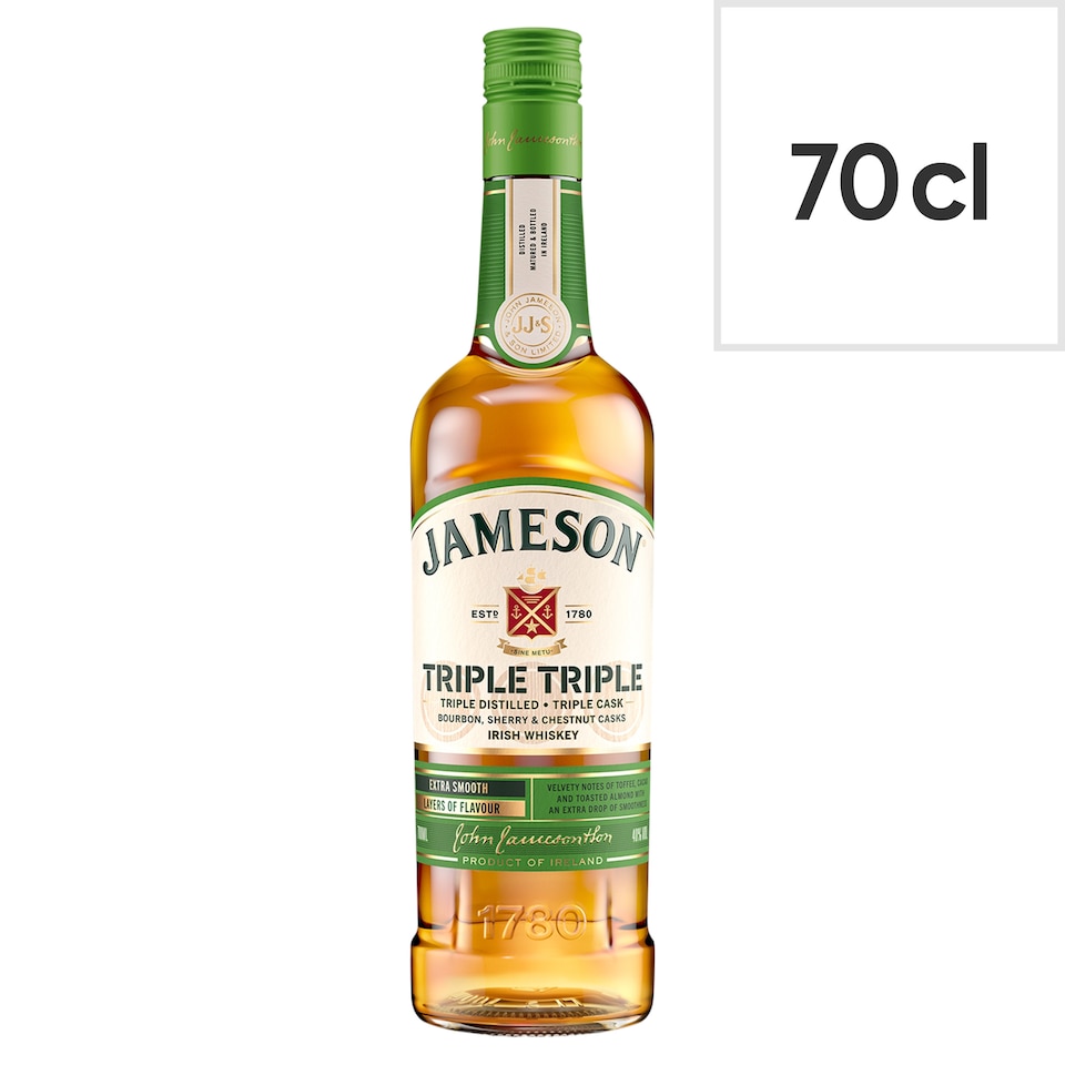 image 1 of Jameson Triple Triple Irish Whiskey 70cl