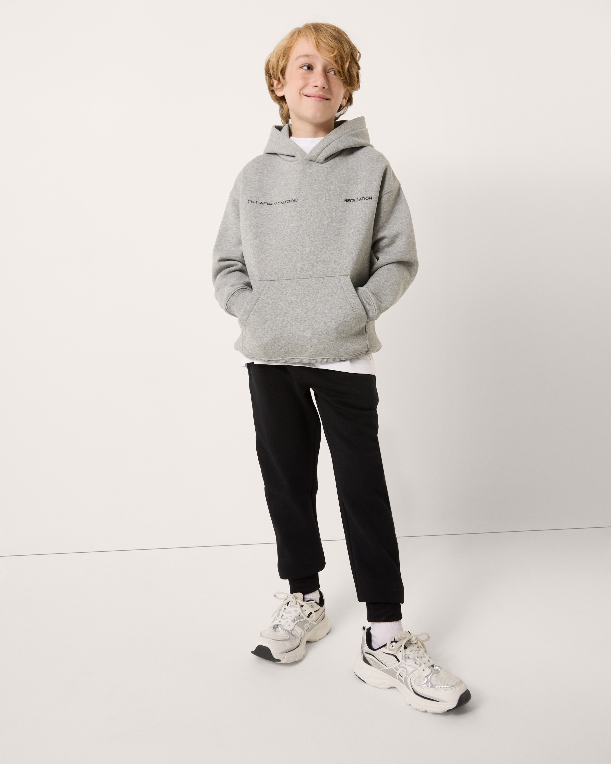F&F Boys 3-Pack Cotton Rich Joggers in Black