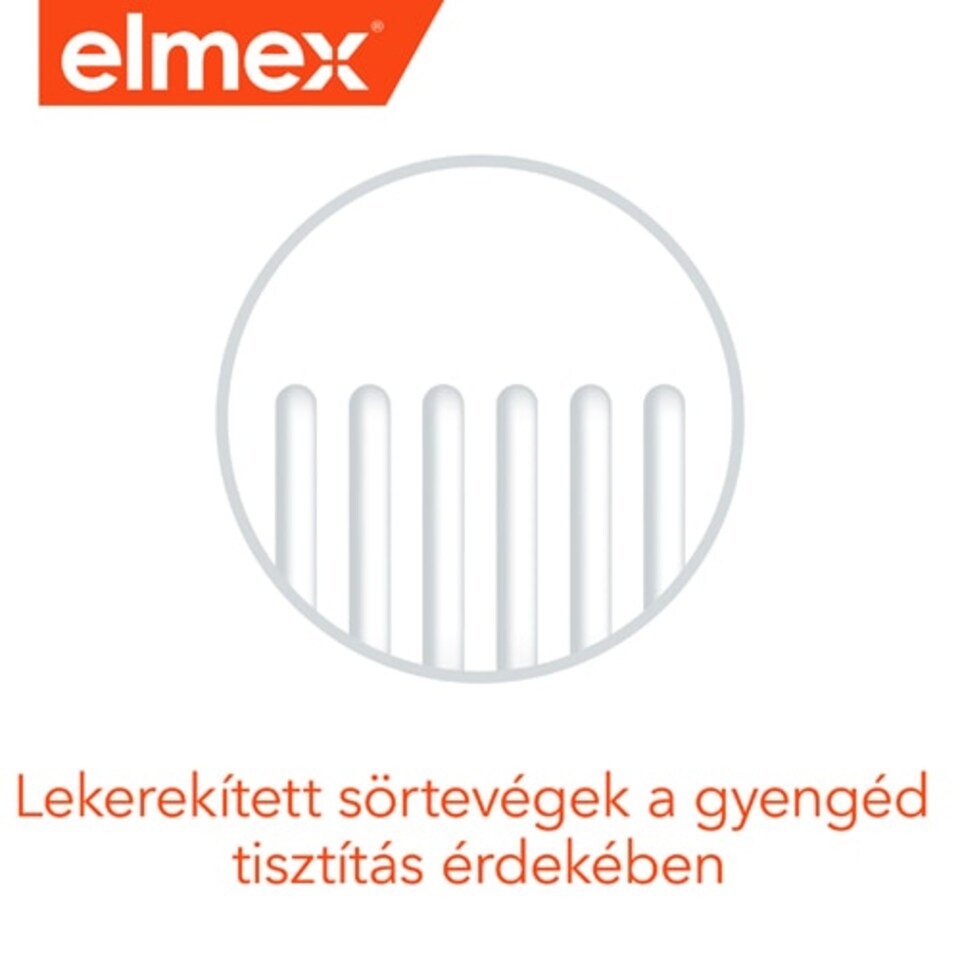 elmex Junior puha gyerek fogkefe 6-12 éves gyermekeknek 1 db  1. kép