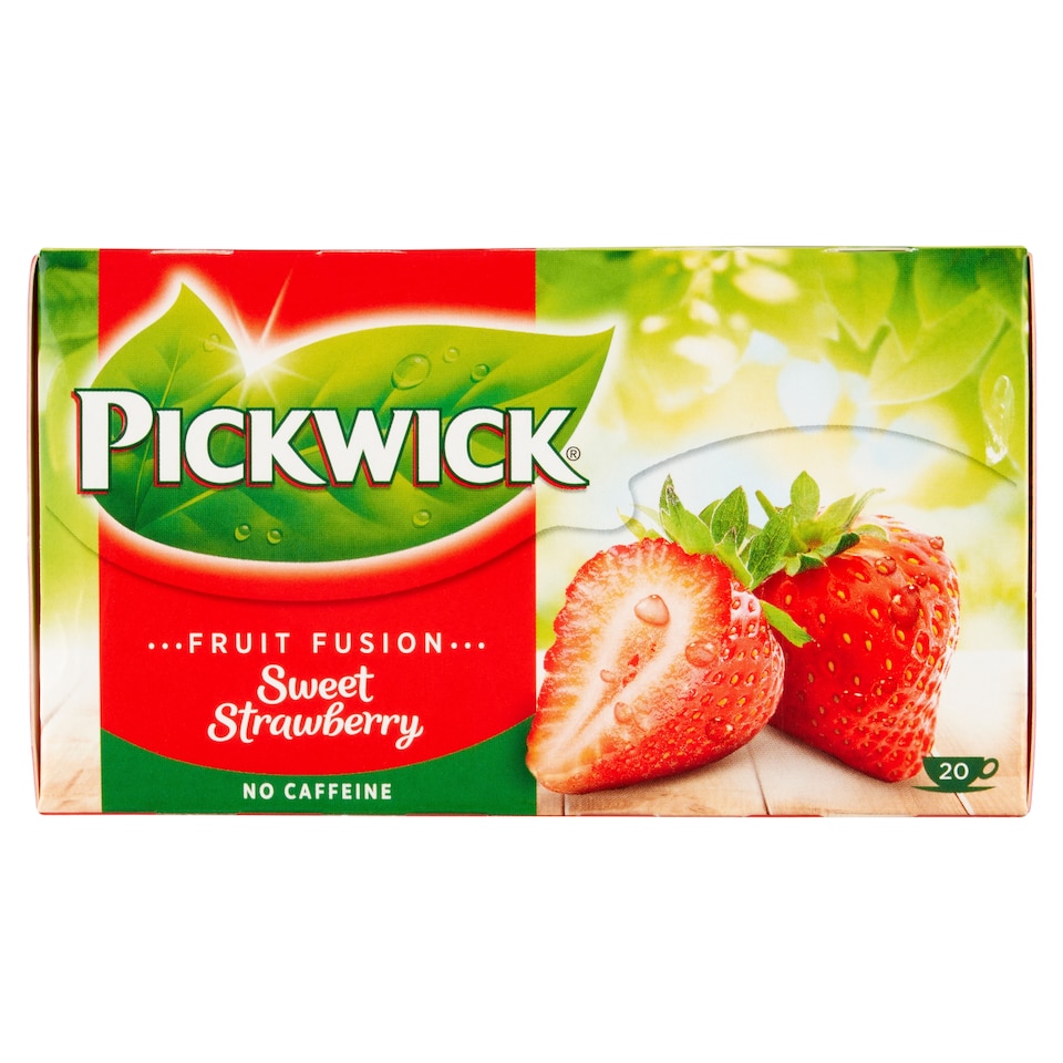 Obrázek 1 pro produkt Pickwick Fruit Fusion Ovocný čaj aromatizovaný s jahodami 20 x 2g (40g)