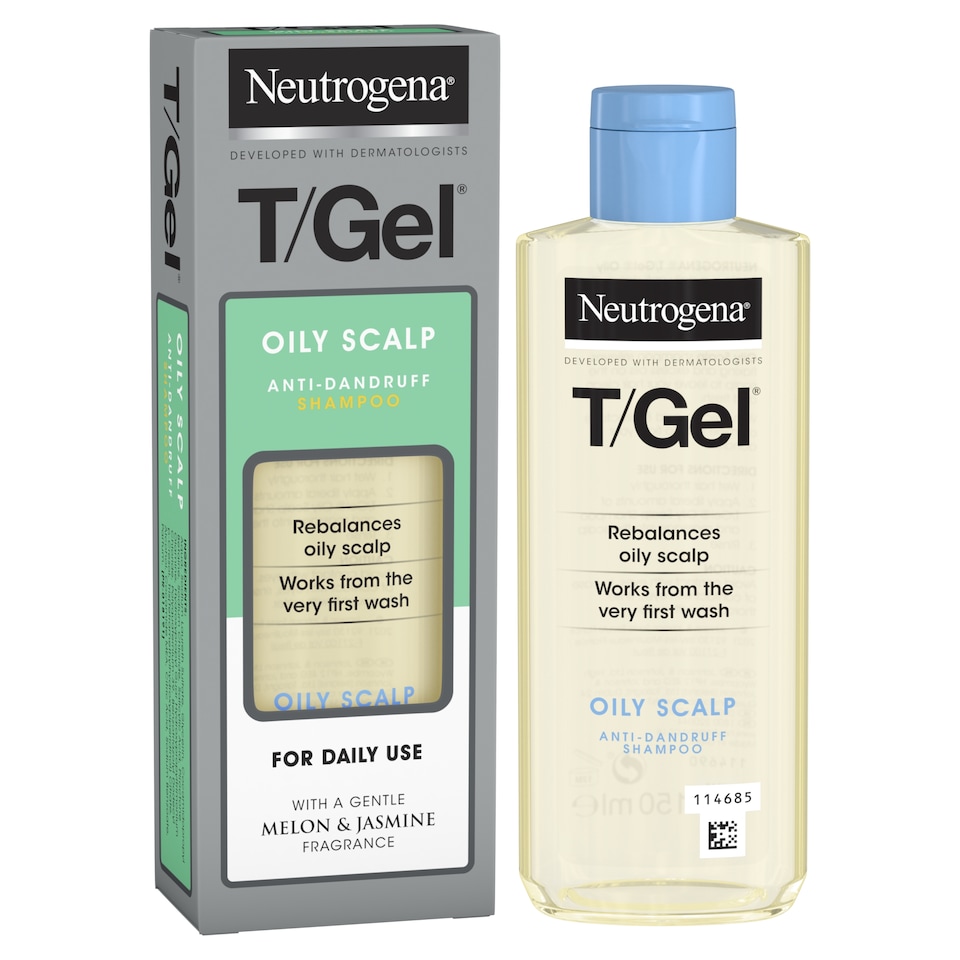 image 1 of Neutrogena Tgel Oily Scalp And A/Druff Shampoo 150Ml