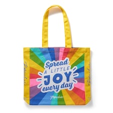 Paperchase Rainbow Spread A Little Joy Tote Bag