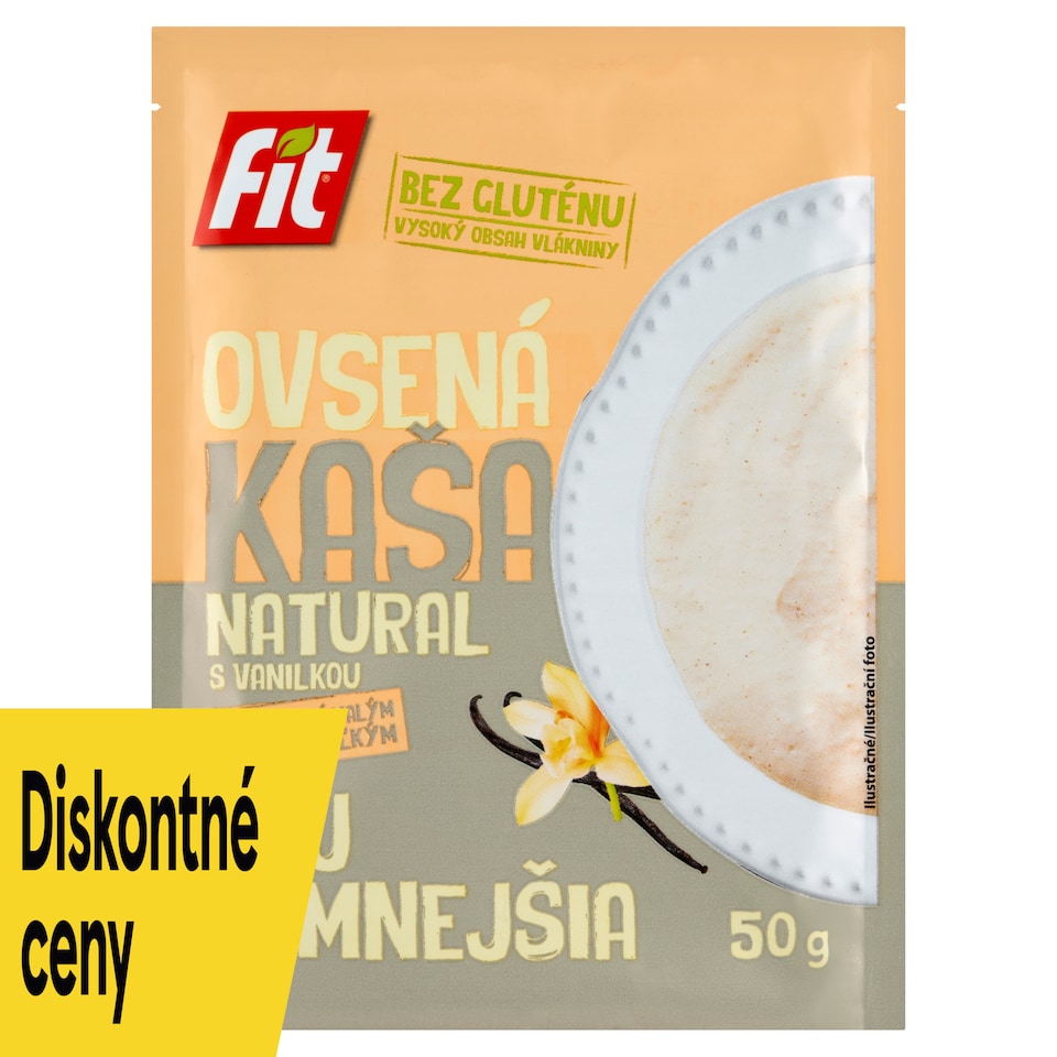 obrázok 1 z Fit Ovsená kaša natural s vanilkou 50 g