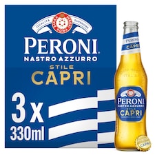 Peroni Stile Capri Beer Lager Bottles 3x330ml