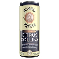 Bombay Presse Citrus Collins Lemon Gin Cocktail 250Ml