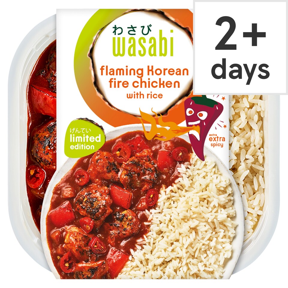 image 1 of Wasabi Flaming Korean Fire Chicken with Rice 400G