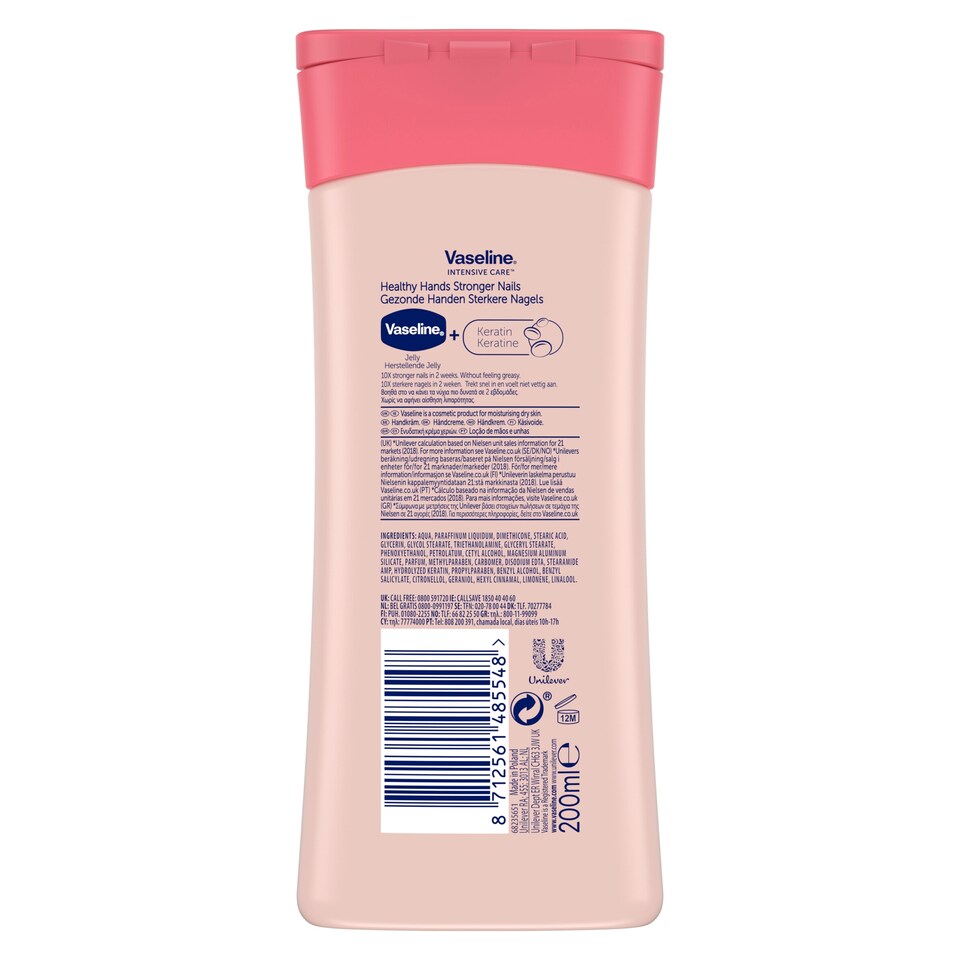 image 1 of Vaseline Intensive Care Hand Plus Nail Cream 200Ml