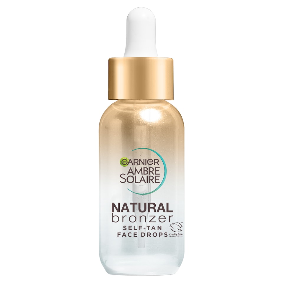 image 1 of Garnier Ambre Solaire Natural Bronzer Self-Tan Face Drops 30Ml